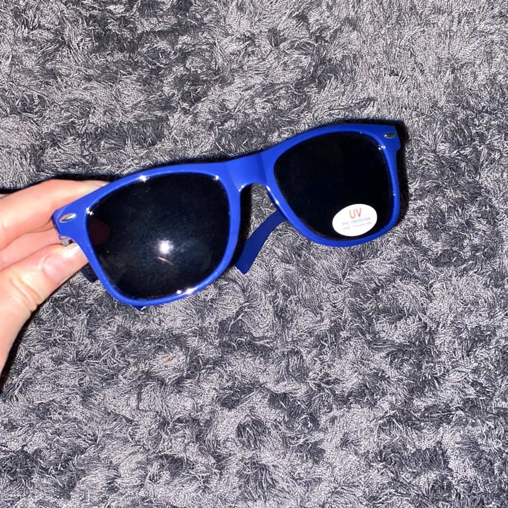 Blue sunglasses